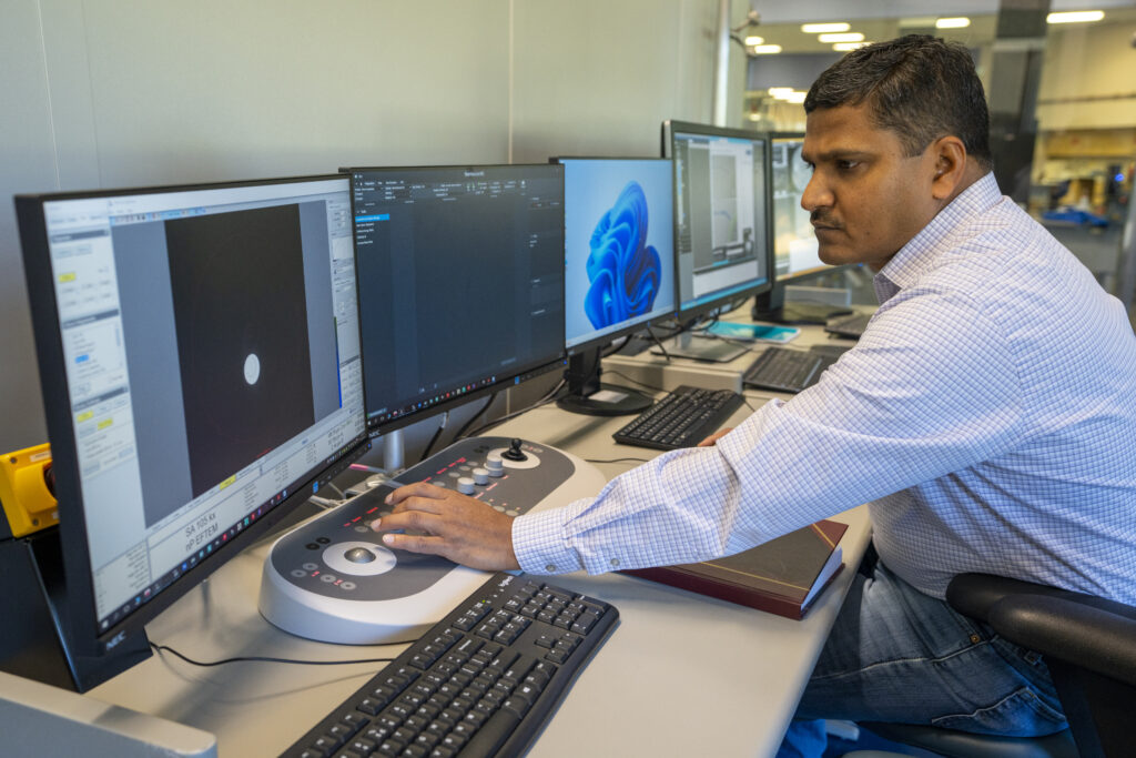 Man working on computer